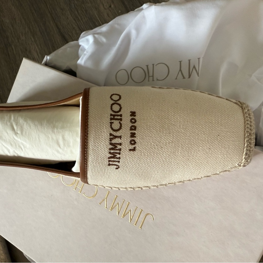 Jimmy Choo Women's Cream Loafers